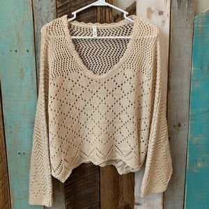 Cropped sweater